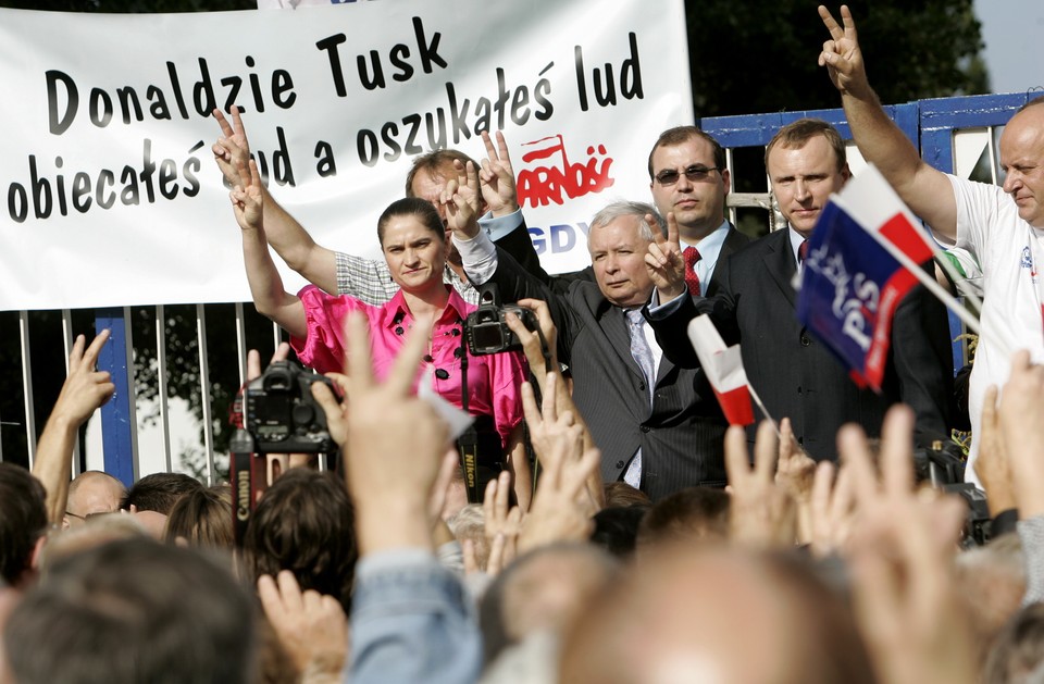 GDAŃSK WIEC W OBRONIE STOCZNI GDAŃSKIEJ