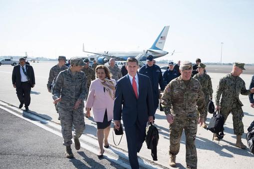 Michael Flynn and Raymond Thomas at MacDill AFB