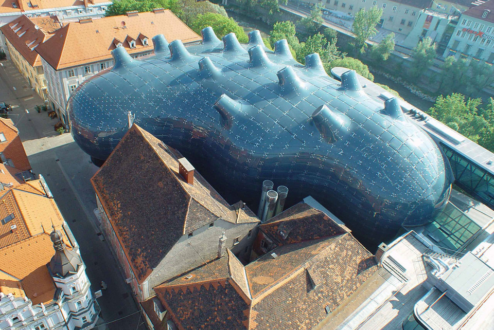 Kunsthaus w austriackim Grazu