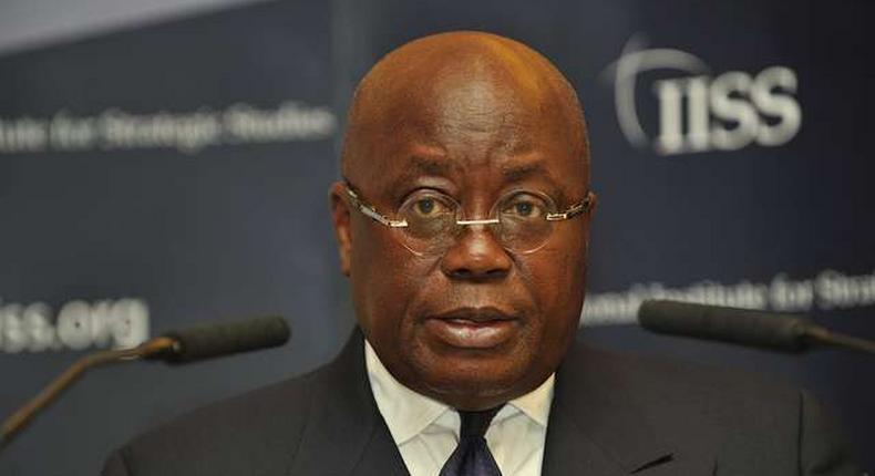 Ghana's president, Nana Akufo-Addo