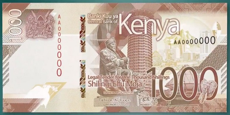 Face of Sh1,000 new Kenyan banknote launched on Madaraka Day with 7 security features 