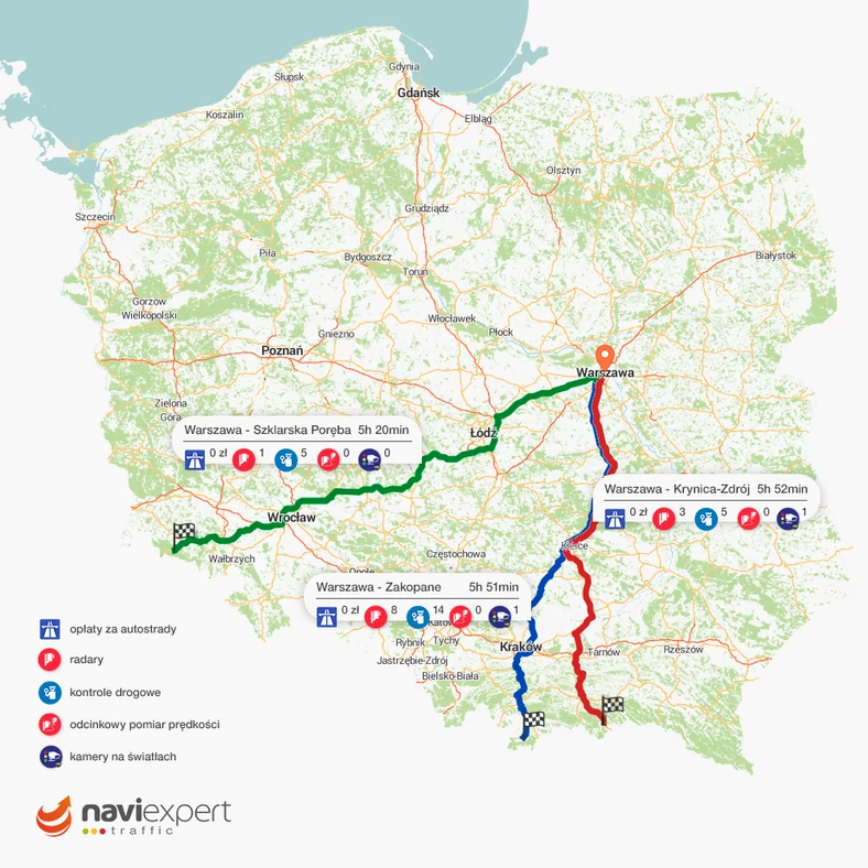 Warszawa - rekomendowane trasy na ferie zimowe