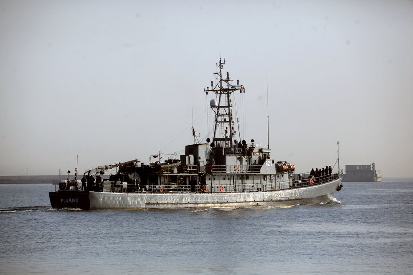 Nurkowie z Marynarki Wojennej w Gdyni zajmują się m.in. detonacją min z gdyńskiego portu