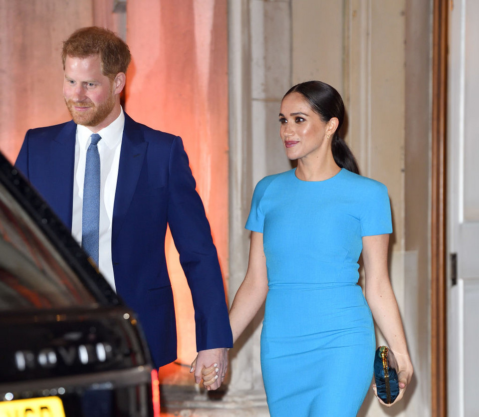 Meghan i Harry przez większość czasu trzymali się za ręce