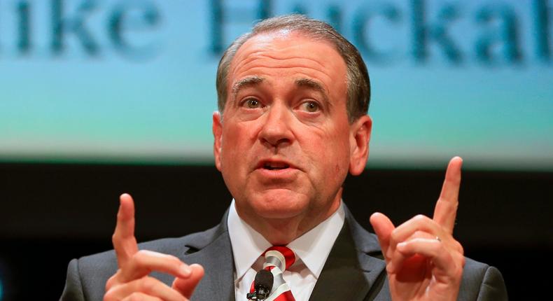 Former Arkansas Gov. Mike Huckabee (R).