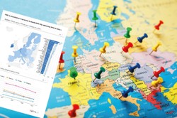 Siła europejskich gospodarek. Eurostat podał nowe dane o PKB na mieszkańca [MAPA]
