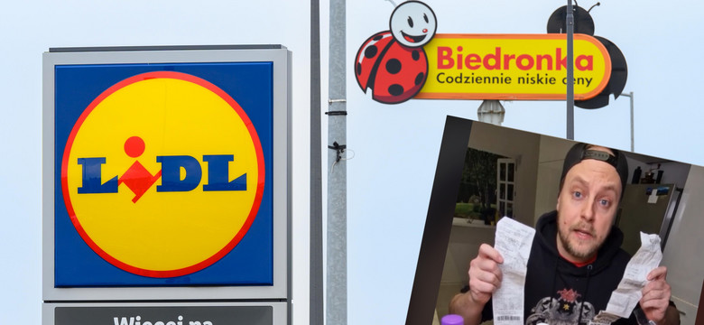 Lidl czy Biedronka? Znany youtuber sprawdził, gdzie faktycznie jest taniej