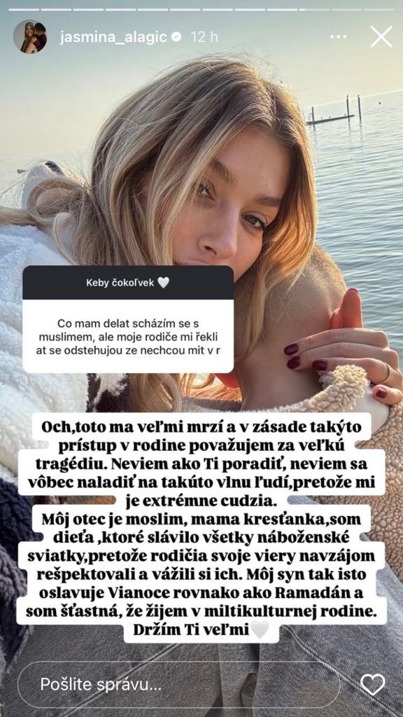 Jasmina odpovedala na otázky sledovateľov.