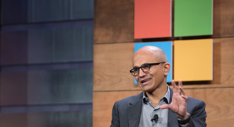 Microsoft CEO Satya Nadella.