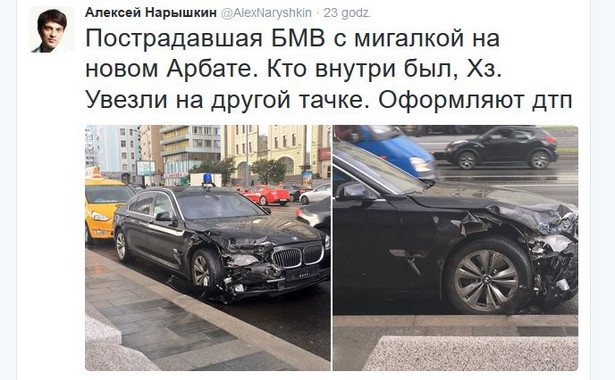 Czarna seria na Kremlu? Wypadek BMW szarej eminencji klanu Putina