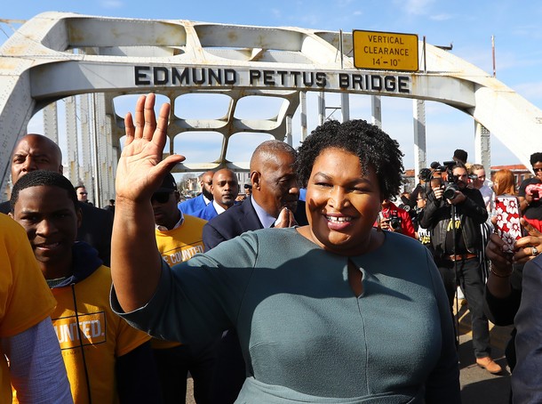 Stacey Abrams.