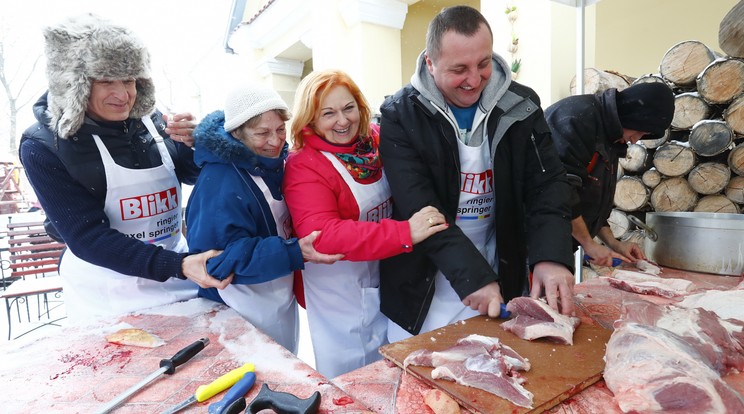 2018-as nyerteseink hatalmas lakomával búcsúztak az előző esztendőtől / Foto: Fuszek Gábor