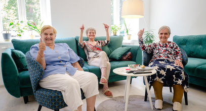 Trzy sympatyczne seniorki zamieszkały razem w Rybniku. To ewenement w skali kraju