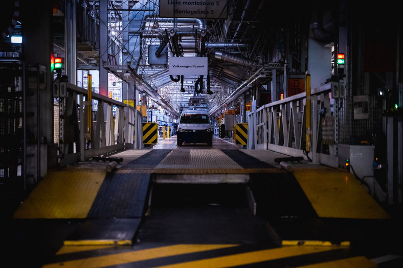 Pusta fabryka Volkswagena w Poznaniu