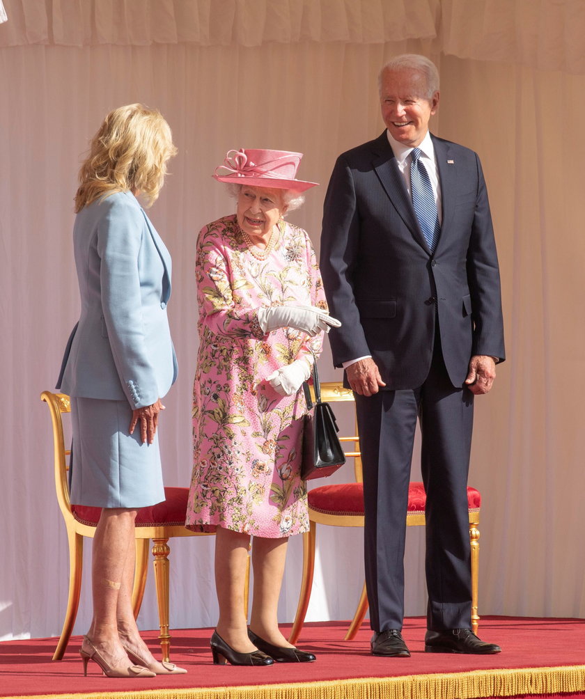 Znana stylistka o ubiorze Jill Biden podczas spotkania z królową