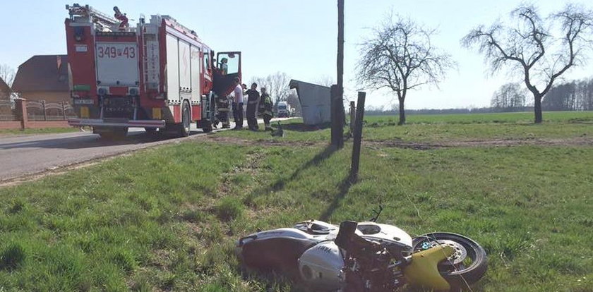 Tragiczny wypadek. Zginął młody motocyklista