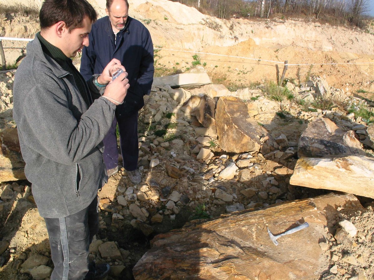 Prof. Grzegorz Pieńkowski i dr Grzegorz Niedźwiedzki