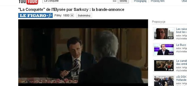 Salwy śmiechu na pokazie filmu o Sarkozym w Cannes