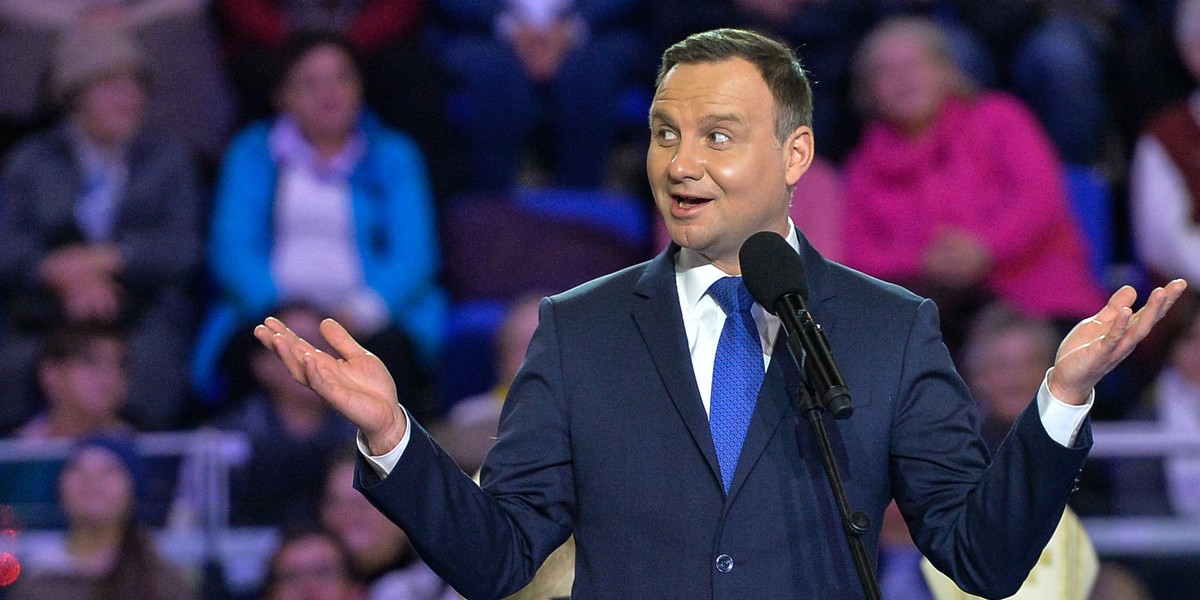 Prezydent w liście chwali Radio Maryja. Na zdjęciu: Andrzej Duda podczas urodzin radia w 2016 r.