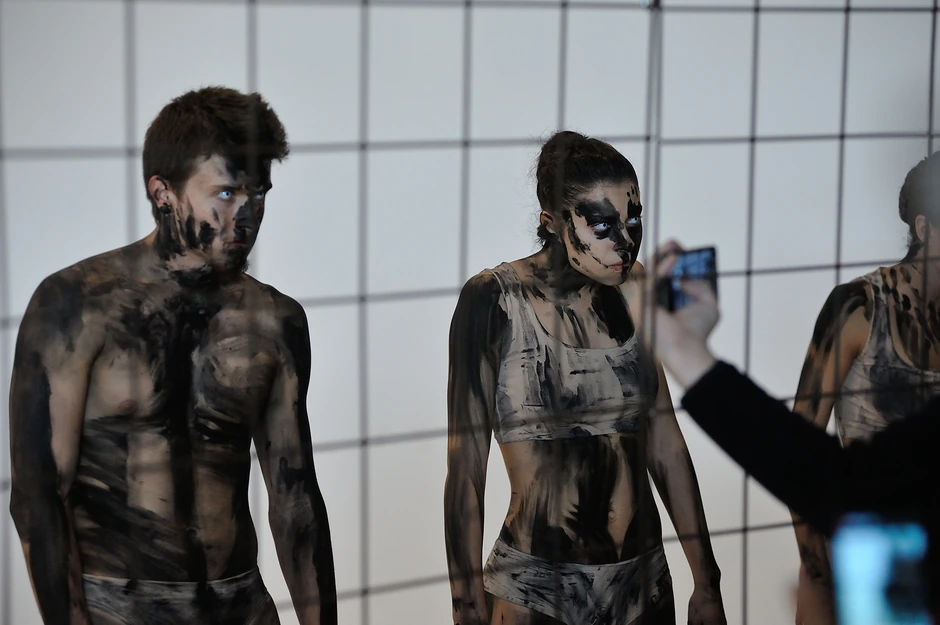 Performans trupe Jakopa Godanija na otvaranju MSU