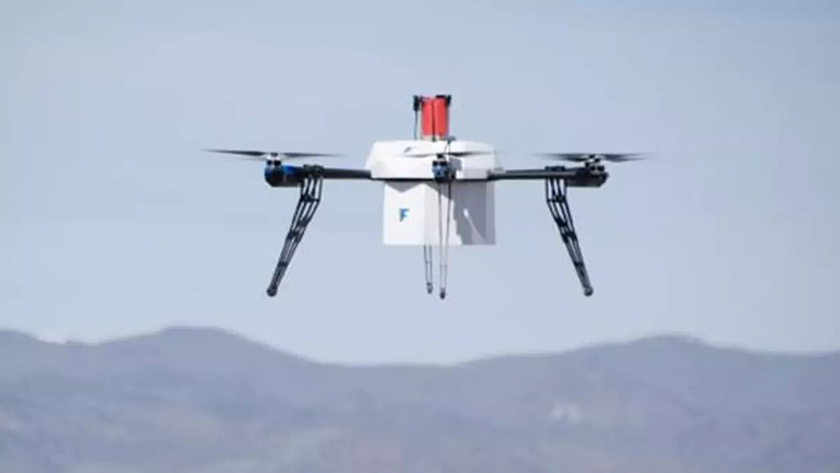 Flirtey, autonomiczny dron dostawczy, kończy pierwsze testy miejskie w USA