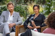 Sussexowie, książę Henryk Windsor i księżna Meghan Markle, podczas wywiadu z Oprah Winfrey, 8 marca 2021 r.