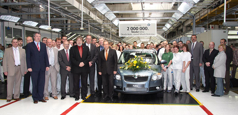 Škoda Auto wyprodukowała 2 mln Fabię (1999-2008)