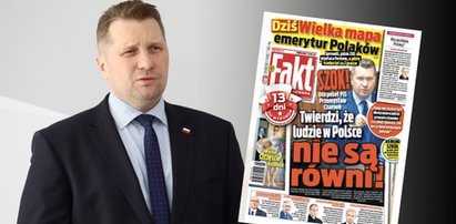 Ludzie premiera ostrzegali przed Czarnkiem. Wysyłali sobie okładkę Faktu