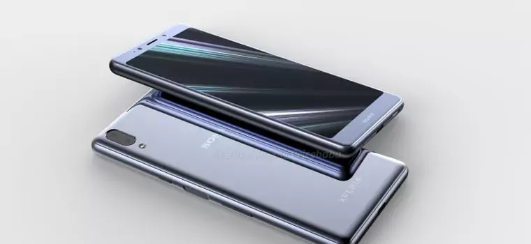 Sony Xperia XA3 i Xperia L3 na renderach