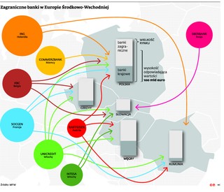 Udział polskiego kapitału w bankach powoli rośnie