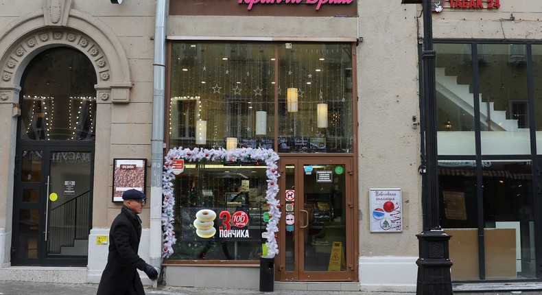 A Krunchy Dream cafe in Moscow.Evgenia Novozhenina/Reuters