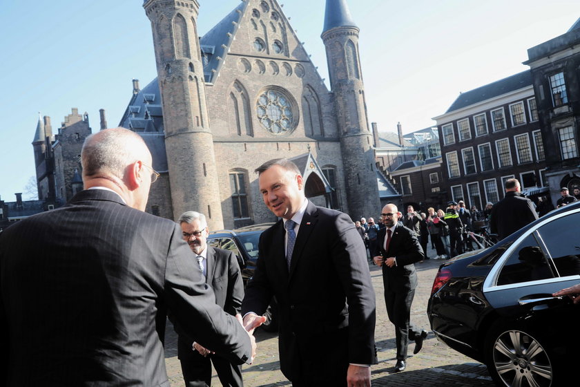 Prezydent Andrzej Duda w Hadze