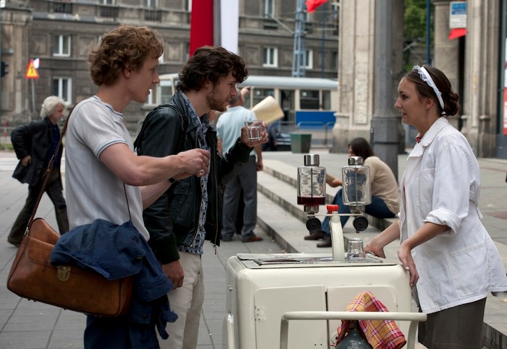 Mateusz Kościukiewicz i Filip Pławiak w filmie 'Bilet na Księżyc'