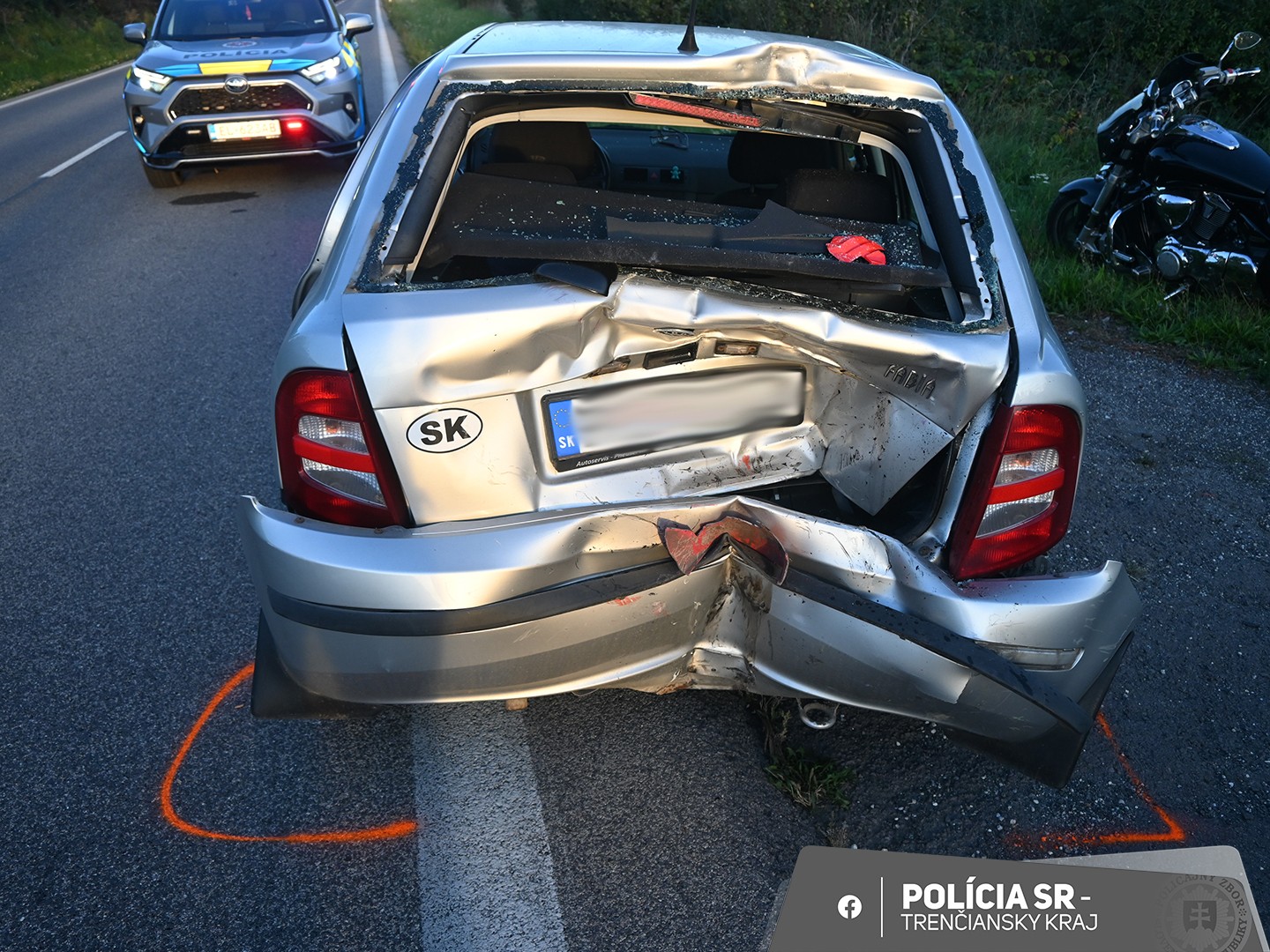 Pri nehode v okrese Prievidza zomrel motocyklista. 