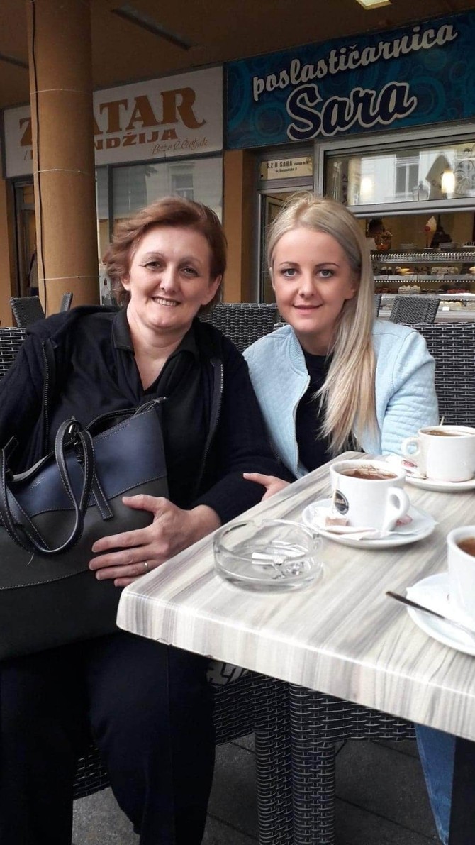 Miljana i njena mama danas