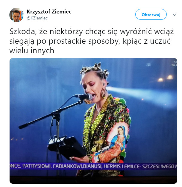 Krzysztof Ziemiec na Twitterze