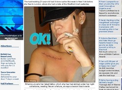 Nowy tatuaż Rihanny przypomina o pobiciu