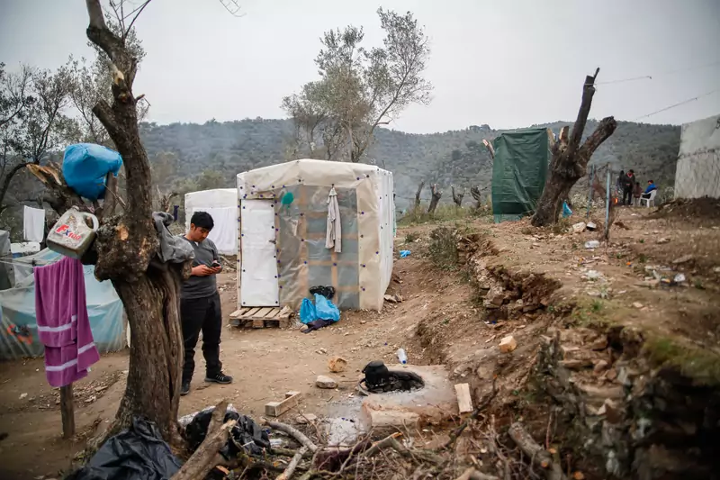 Moria obóz dla uchodźców w Grecji