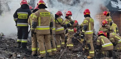 Wybuch w Szczyrku. Jedna osoba przeżyła, bo była w pracy