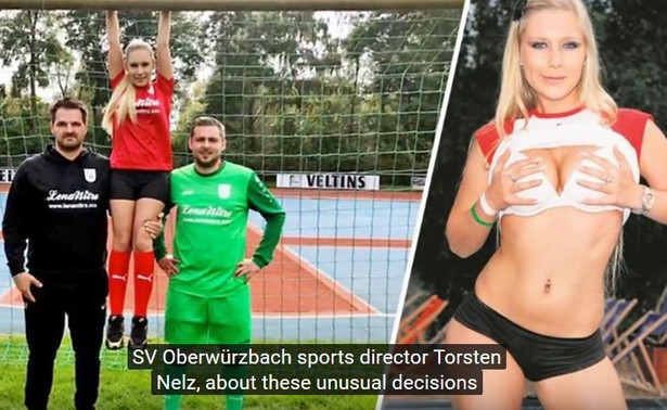 Gwiazda porno sponsorowała niemiecki klub piłkarski