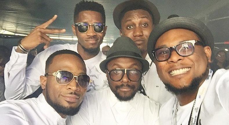 D'Banj and the DB Records crew hanging out with Will.i.am