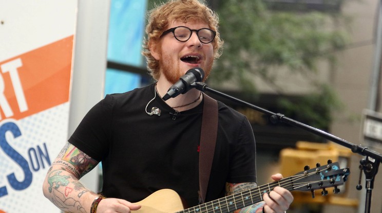 Sheeran az egyik legnépszerűbb előadó jelenleg /Fotó: Northfoto