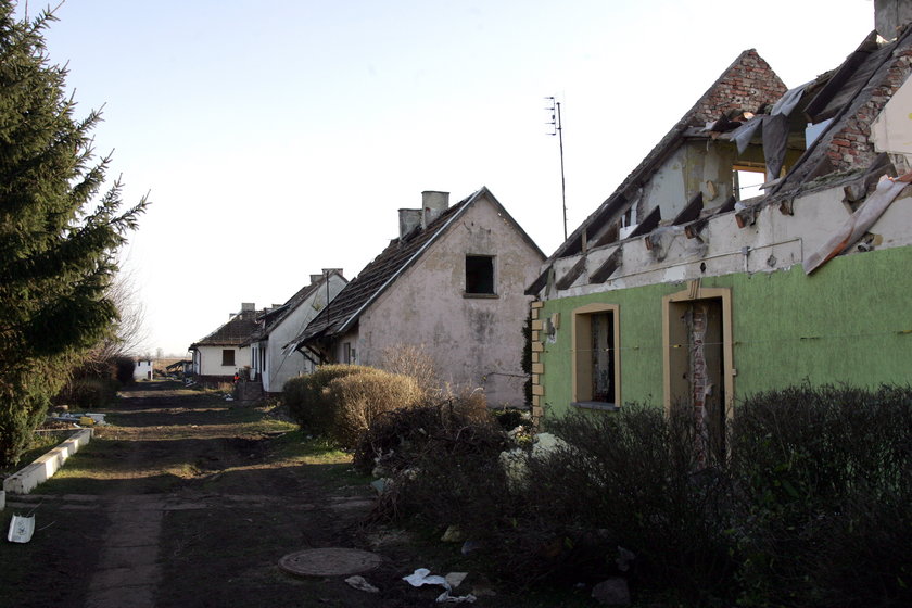 Wyburzanie wsi Stare Babki