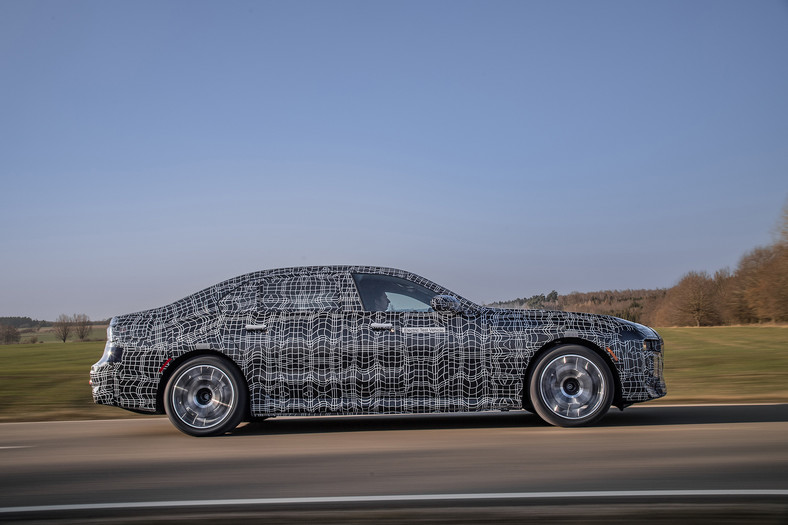 BMW i7 – prototyp elektrycznej wersji BMW serii 7 (2022)