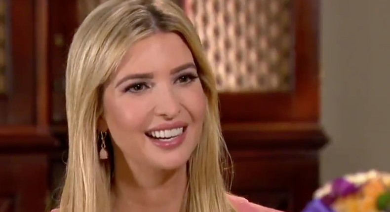 Ivanka Trump.