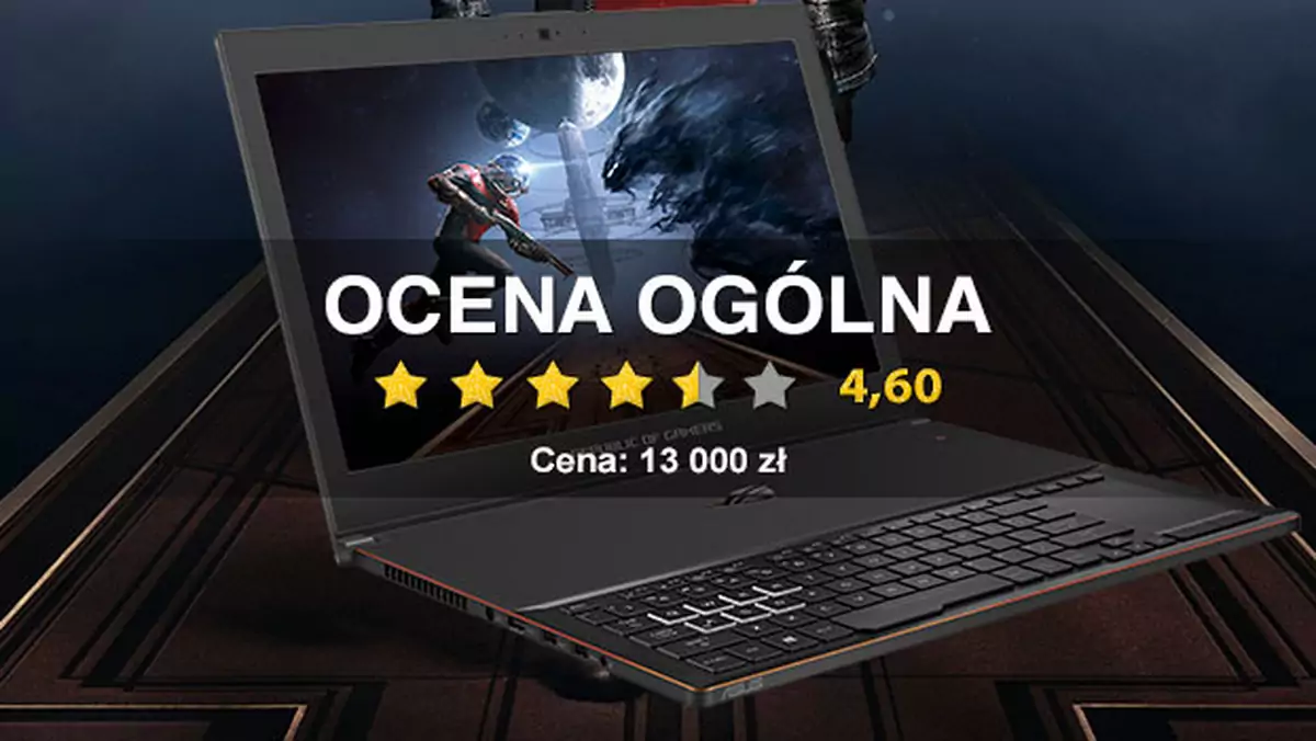 Asus Rog Zephyrus. Zobacz test gamingowego laptopa za 13 tysięcy złotych