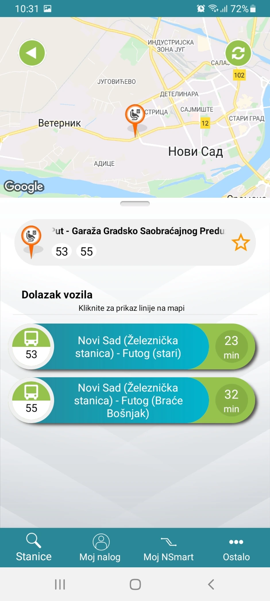 Primer kako funkcioniše aplikacija