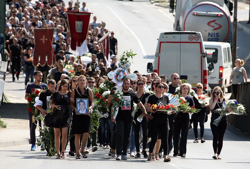 Sahrana Veljka Radisavljevića