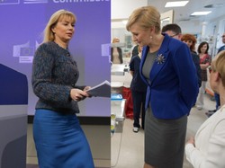 50 kontra 40: Bieńkowska i Duda w uderzająco podobnych stylizacjach. Która lepiej?