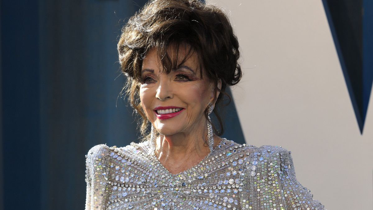 Joan Collins na imprezie "Vanity Fair" 